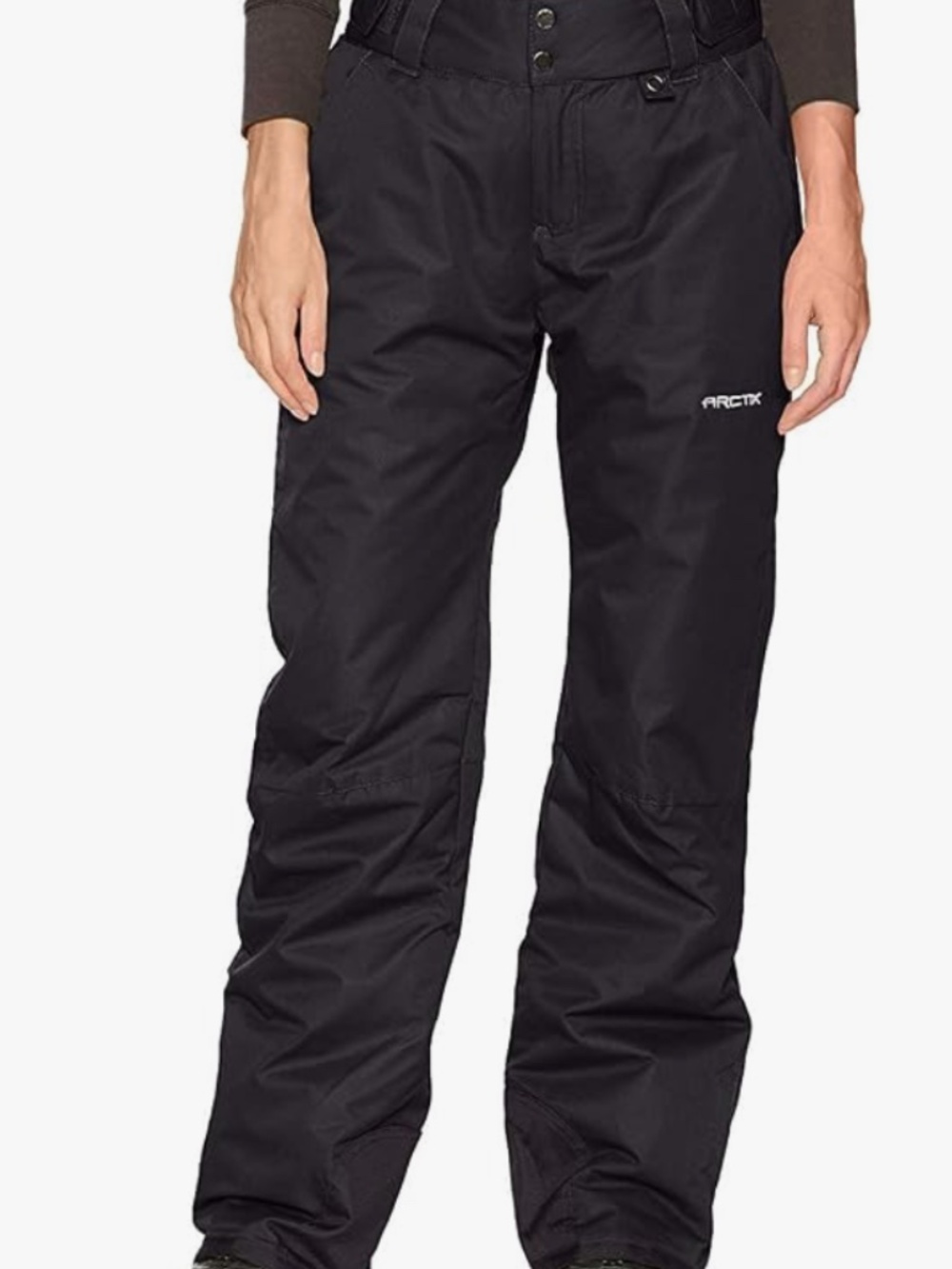 Arctix Women's Black Wide-Leg Snow Pants 2X- Short 29 inseam